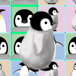 Penguin Falling Blocks